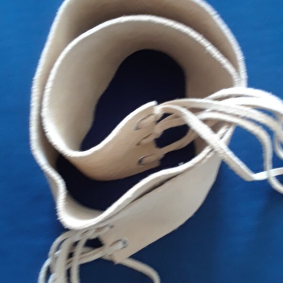 Soft Suede Wide Boho Hip Tie Belt With Fringes - Picture 6 of 8